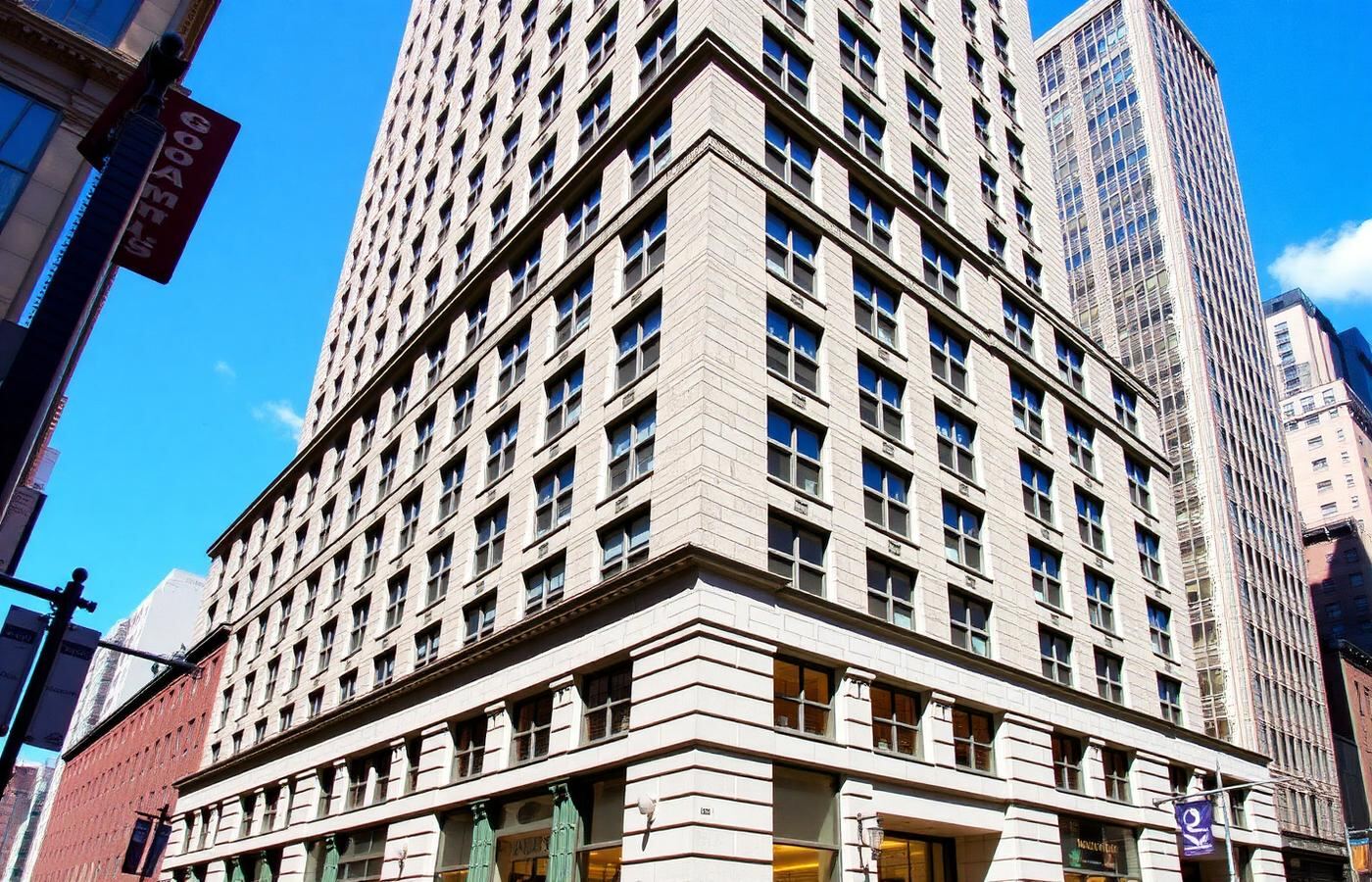 Office building on Broadway in Lower Manhattan where Uasongiro is based